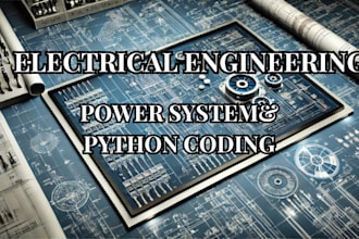 be your electrical engineering design, power system, and python coding