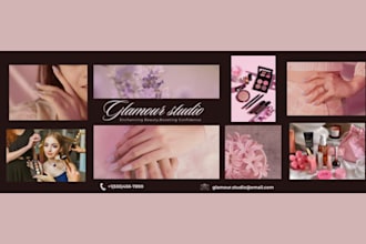 create facebook cover photo banner design and logo