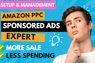 setup manage and optimize amazon PPC campaigns ads sponsored