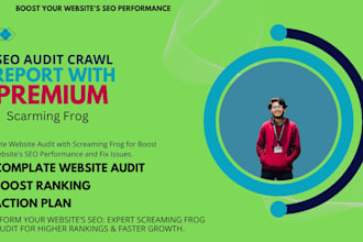 do SEO audit crawl report with premium screaming frog