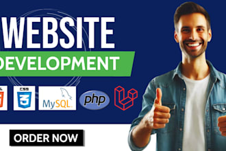 develop a full stack website frontend and backend expert