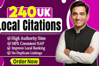 create quality UK local citations to your local business manually