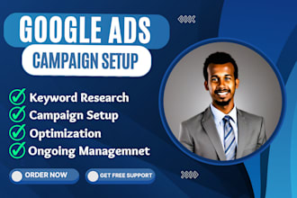 setup, optimize and manage your google ads PPC campaigns