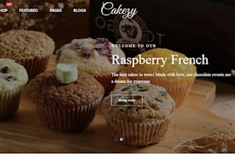 design ice cream shopify store candy website cookies website chocolate store