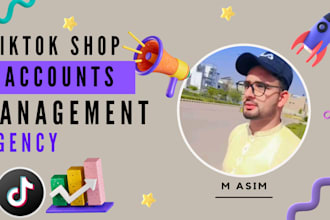 manage tiktok shop account, fix setup, dropshipping, product listing