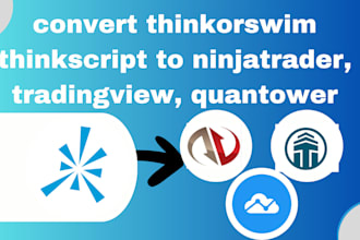 convert thinkorswim thinkscript to ninjatrader, tradingview, quantower