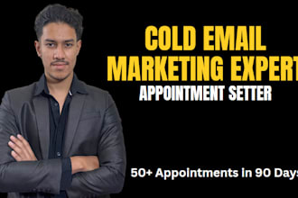 dfy cold email setup, run, manage campaigns, get appointments