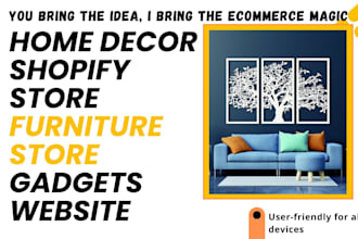 design home decor shopify store home furniture shopify store