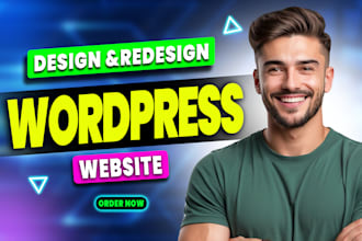 design, redesign wordpress business website and wordpress website development