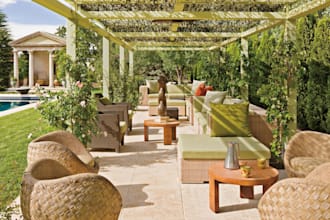 design backyard, landscape, patio, pergola, garden, pool ,outdoor kitchen, deck,