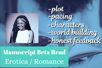 alpha or beta read your romance, lgbt, urban, erotica novel or short story
