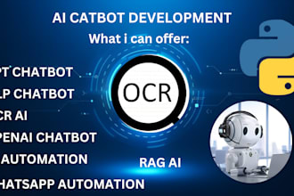 build ai chatbot with gpt, ocr, rag for document process and whatsapp automation