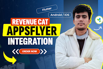integrate appsflyer, revenuecat sdk into android ios flutter