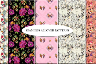 create pattern and seamless fabric designs