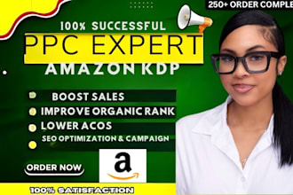 launch profitable amazon KDP PPC ads campaign for book promotion
