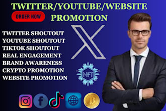 promote twitter shoutout, share website link to 100m USA,UK fb,ig,yt crypto user