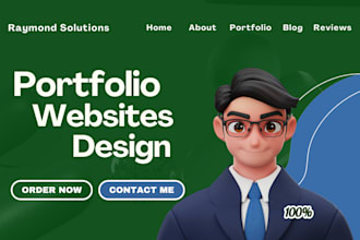 build portfolio website, personal portfolio design, resume website, blog design