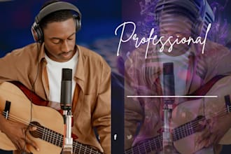 record gospel choir backup vocal, harmonies cover demo lead vocal for your song