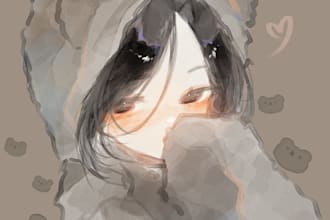 draw anime art of your oc or fanart for you