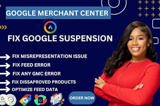 l fix google merchant center suspension and misrepresentation