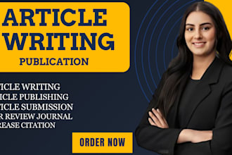 write and publish an article in google scholar peer reviewed index journal