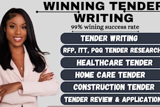 win uk healthcare tender homecare itt cleaning construction bid tender writing