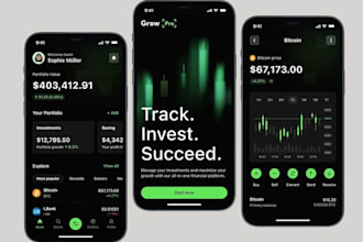 develop crm app wallet app crowdfunding app investment app expenses app
