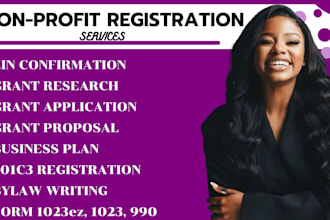 handle 501c3 nonprofit registration grant writing form 1023 bylaws tax exempt