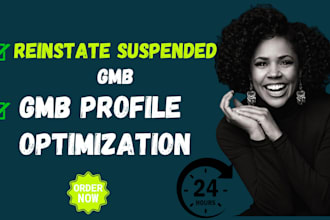 fix and reinstate suspended google my business listing and optimize gmb profile