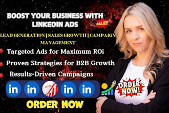 boost your business with linkedin ads campaign, lead generation, sales growth
