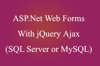 do any asp dot net web forms work