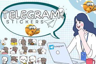 create custom telegram discord animated stickers gifs