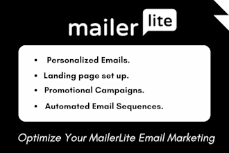 set up and optimize your mailerlite email campaigns
