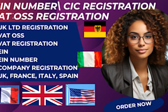 do vat oss, tax return, ein number, cic registration, itin, uk vat