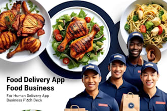 food delivery app pitch deck powerpoint presentation food delivery pitch deck
