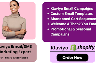 do high converting klaviyo email campaigns for home decor shopify stores