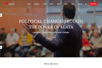 build author website, book launch website, political, personal brand website