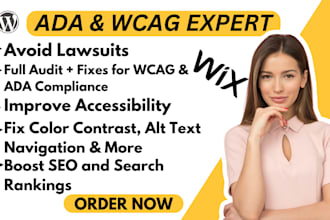 make your wordpress or wix website ada and wcag compliant
