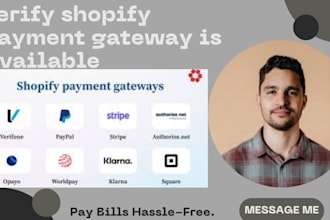 create payment gateway have , stripe, paypal, wise shopify balance revolut