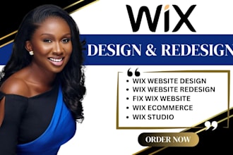 wix website design wix website redesign fix wix studio website wix ecommerce