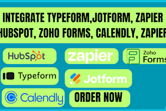 integrate typeform jotform zapier hubspot zoho forms calendly shopify toairtable