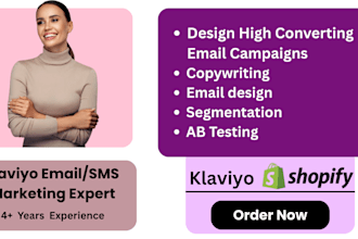 design and write klaviyo email campaign to drive revenue for your shopify store