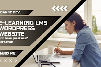 develop wordpress membership website, lms, elearning, online course website