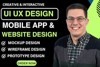 design wireframes, UX UI design, and prototypes for mobile apps and websites