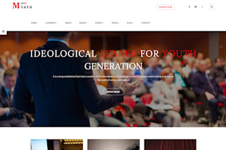 build book launch, author website, political campaign and portfolio website