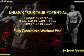 create a personalized training plan tailored to your goals