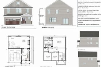 draw architectural floor plans, elevation, section, roof, site plans in autocad