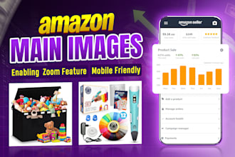 do an attention grabbing, main image, hero image for amazon