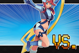create you as a anime style pokemon trainer