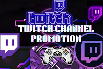 promote your twitch stream to boost live viewers